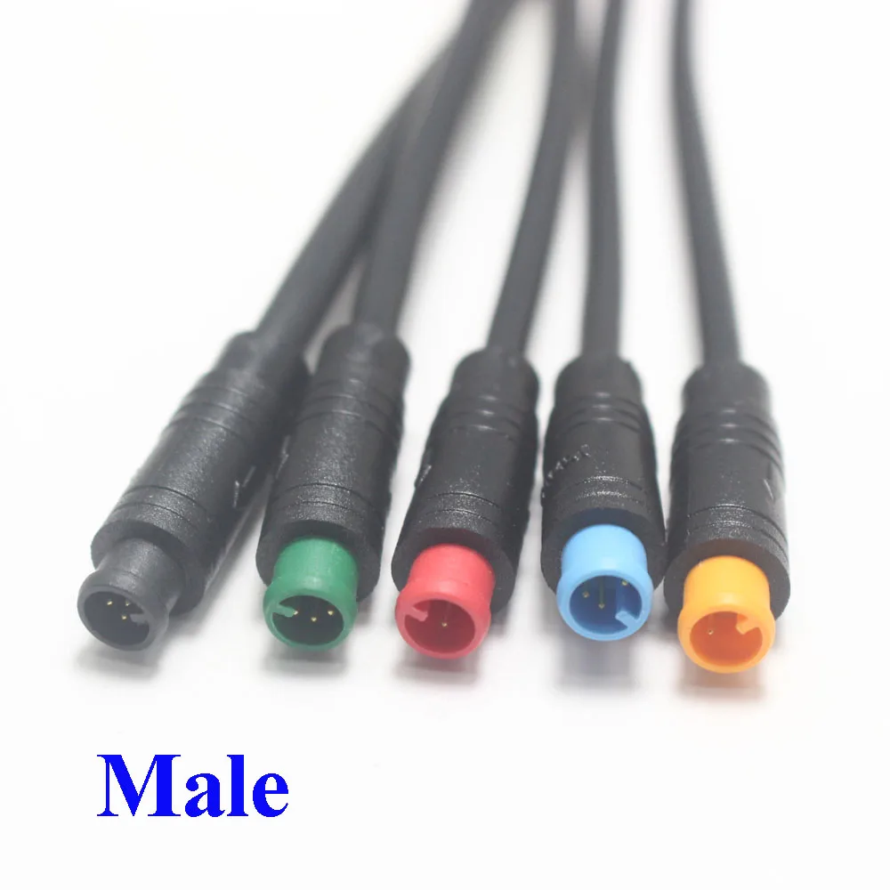 Waterproof 6-Pin Electric Connector Plug for Scooters - Male/Female Signal Sensor Cable