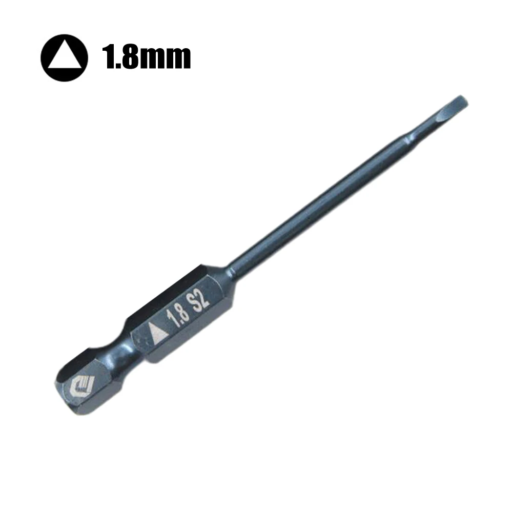 

65mm 1.8-2.7mm Triangular Screwdriver Bit Hex Shank Magnetic Precise Screwdriver Impact Strong Cross WaterProof Bits Set