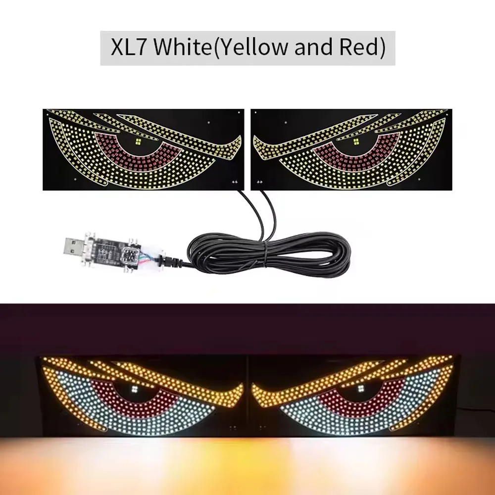 Custom LED Animations Lightride Devil Eyes LED Matrix Panel