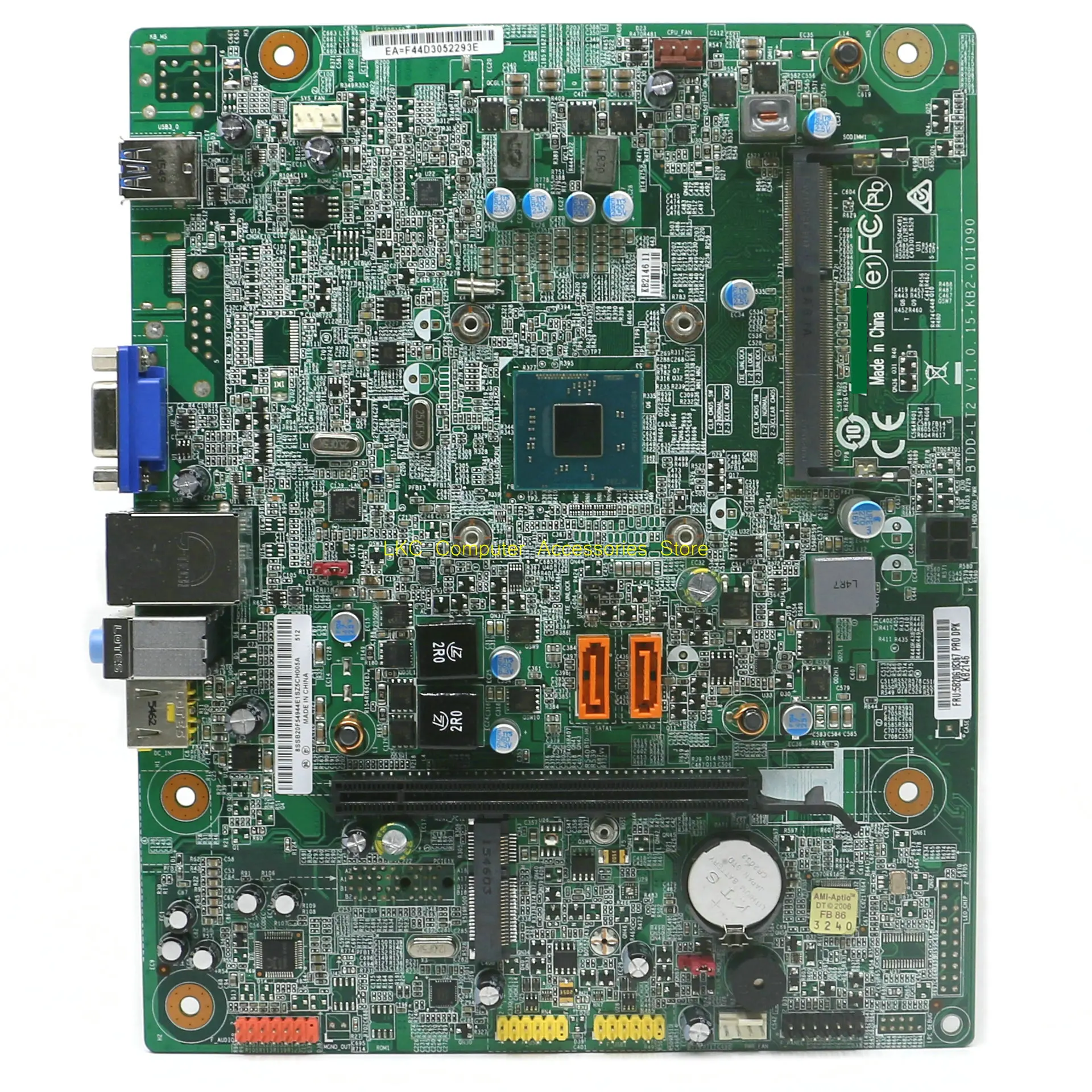 para Lenovo H5000 D30-00 H30-00 H5000 D3000 H3000 5b20g18367 Btdd-lt2 15-kb2-011090 com J1800 Cpu Desktop Motherboard mb Novo