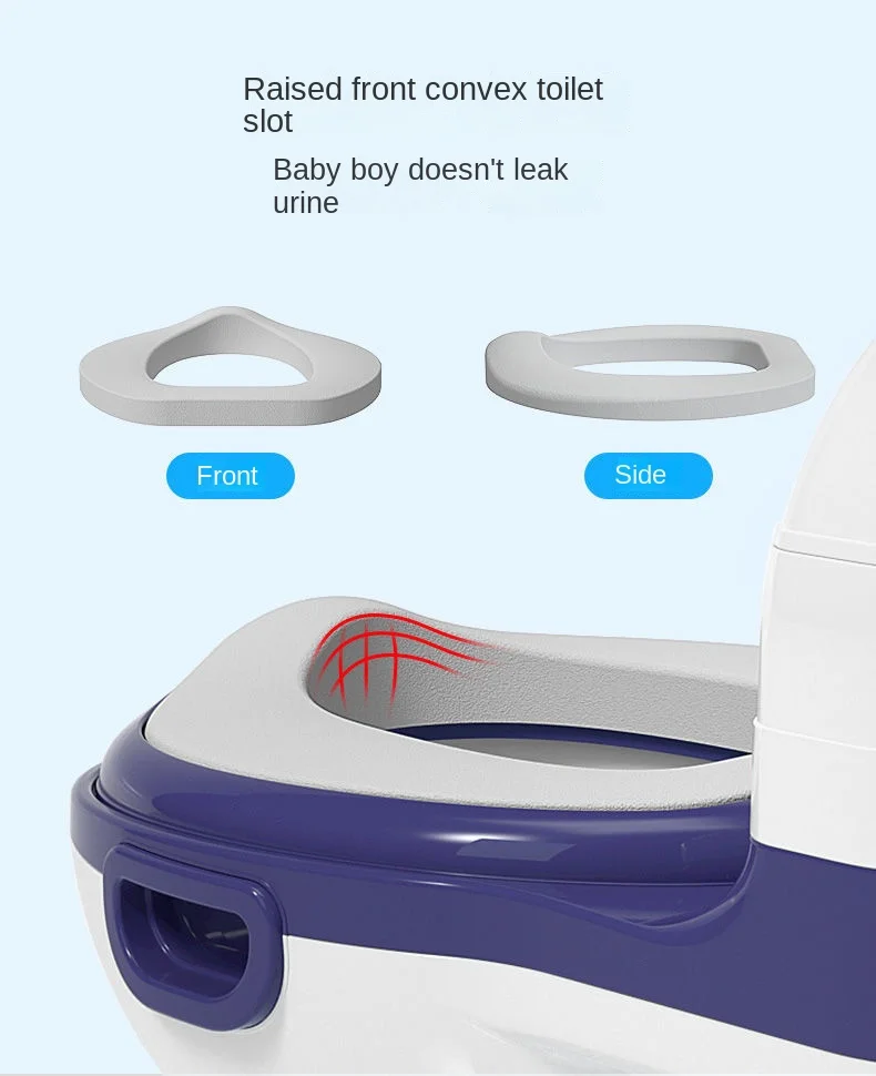 Children'S Potty Pu Cushion 6 Months To 8 Years Simulated Toilet Portable Toddler Potty Kids Travel Training Simulation Toilet