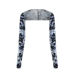 Sun Protection Arm Sleeves for Outdoor Sports and Activities (Black camo)
