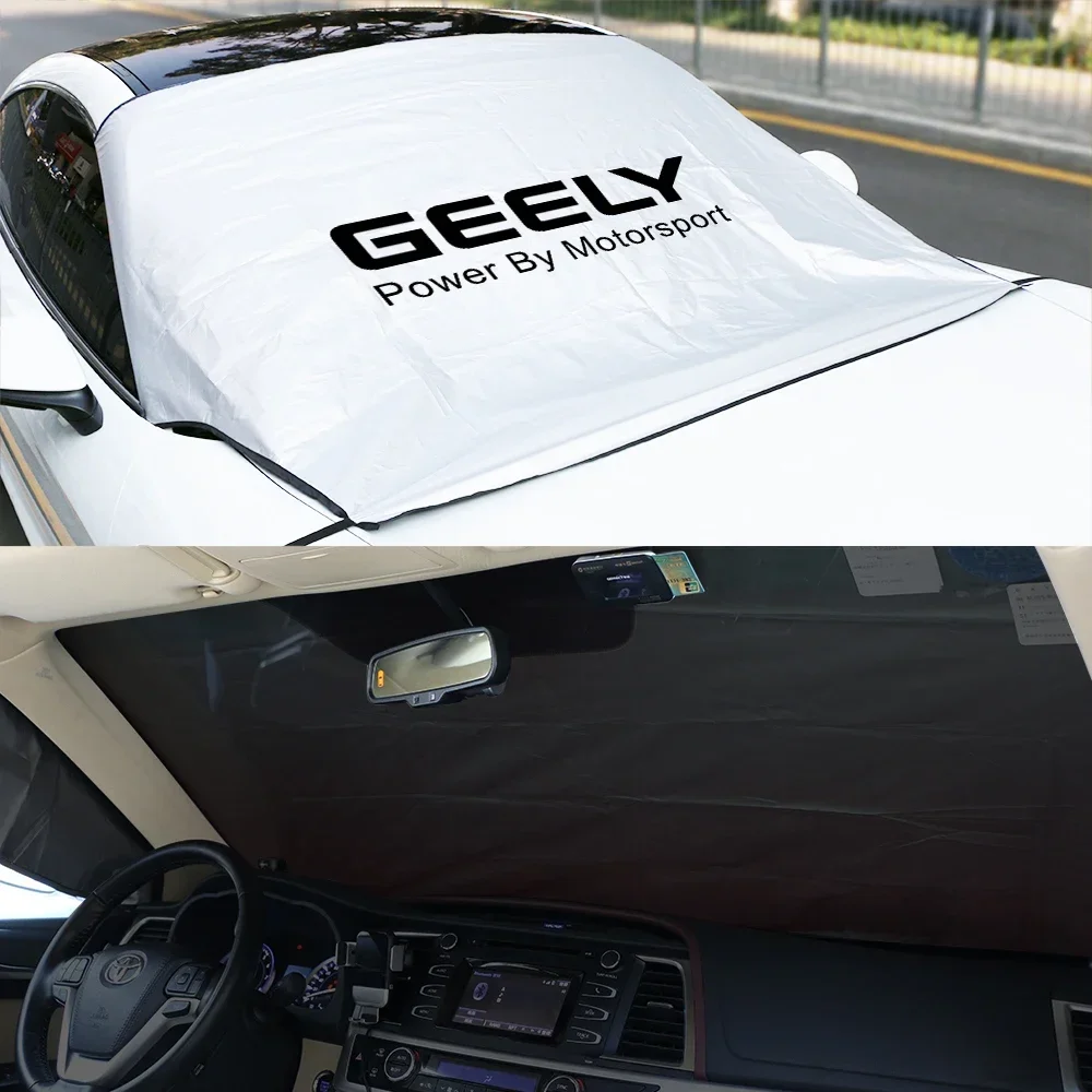 Car Windshield Sunshade Parasol Cover Sun Shade Protector Auto Accessories For GEELY GC6 GC9 EMGRAND EC7 EC8 CK ATLAS CK2 CK3 GT