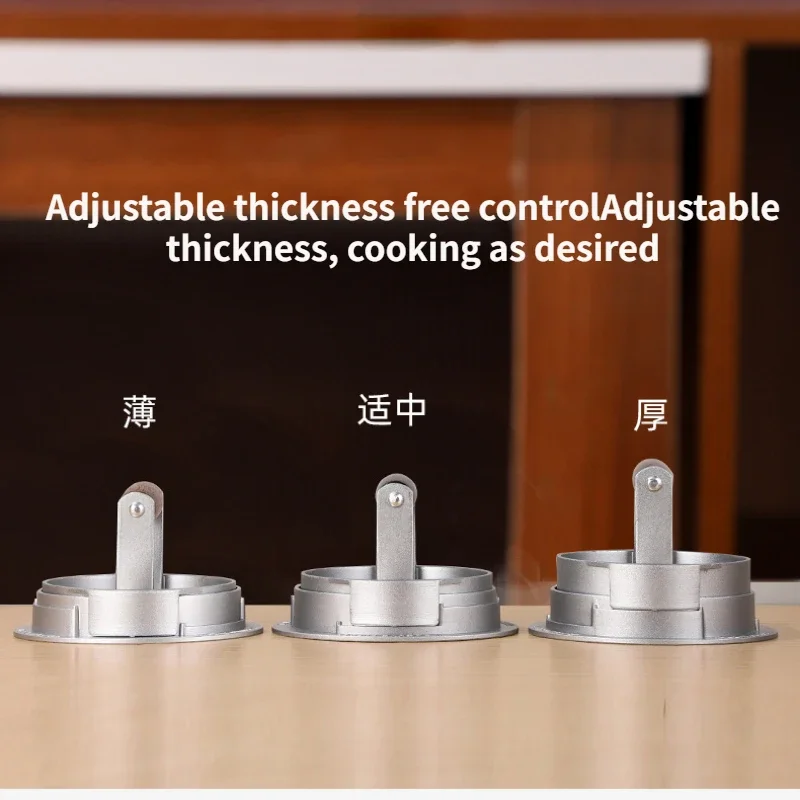 Round Shape Hamburger Press Aluminum Alloy Hamburger Meat Beef Grill Burger Press Kitchen Food Mold
