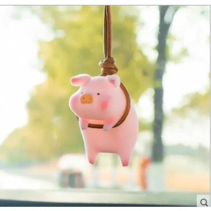 

Cute Pig Car Accessorie Swing Pig Car Pendant Auto Rearview Mirror Pendants Birthday Gift Auto Decoraction Ornaments Coche