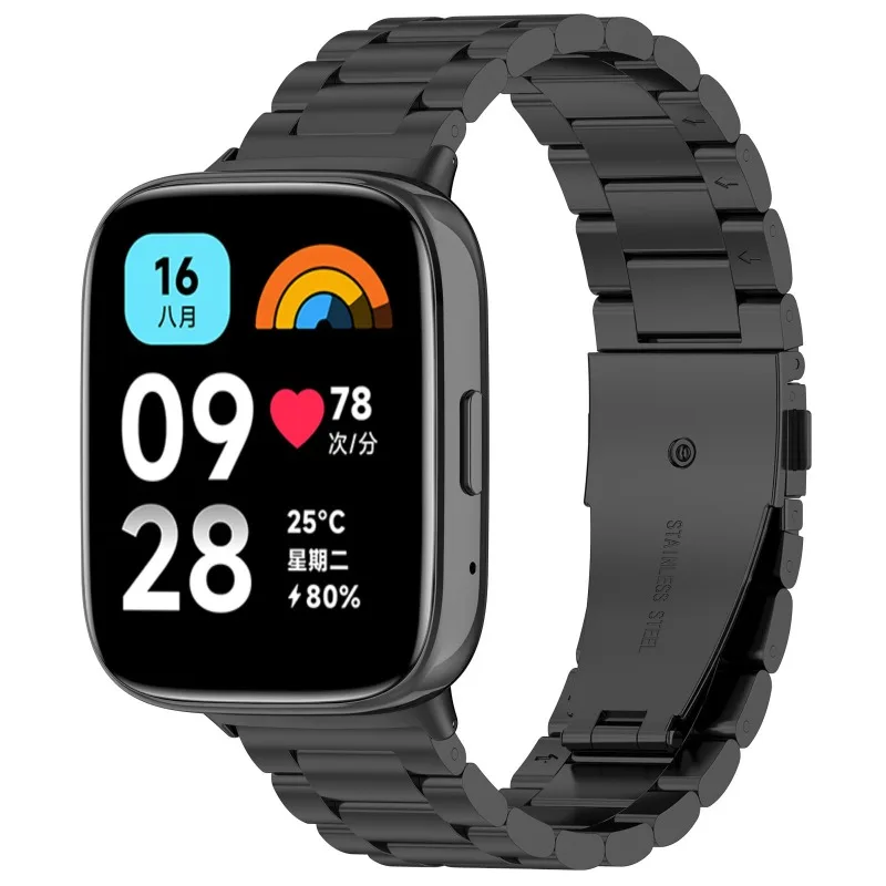 

Metal Watch Band For Redmi Watch 3 Active Smart Watch Stainless Steel Wristband For redmi watch 3 active Bracelet Strap Correa