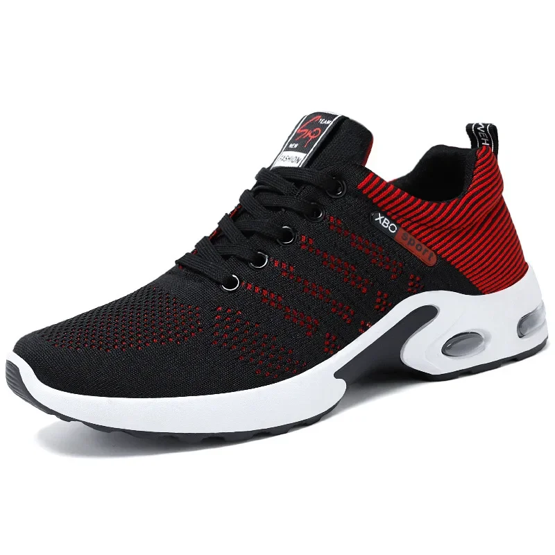 Men's Professional Lightweight Designer Mesh Lace up Outdoor Sports Tennis Shoes original nike air max 270 men running shoes sneakers outdoor sports lace up jogging walking designer ah8050