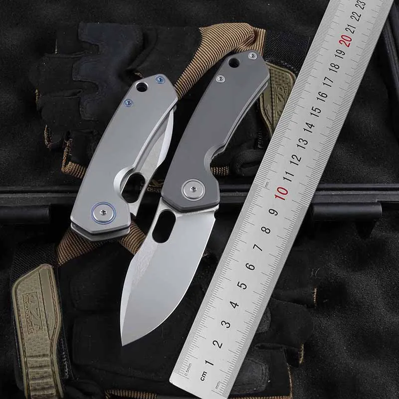 

Maxace Meerkat Folding Knife TC4 Handle CPM -S90V Blade Edc Outdoor Hunting Camping Tool Tactical Survival Knives