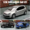 1/36 Volkswagen Golf GTI RMZ City Toy Car Diecast Miniature Model SUV Pull Back Doors Openable Educational Collection Gift Kid 1