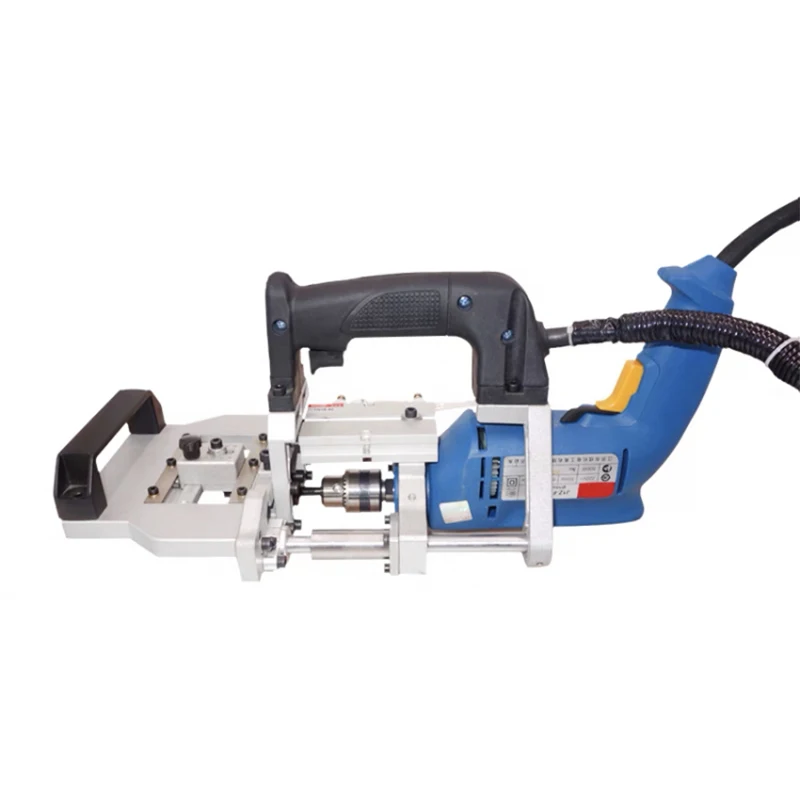 

Portable side hole horizontal drilling woodworking three-in-one punching machine oblique hole drilling CNC slotting machine