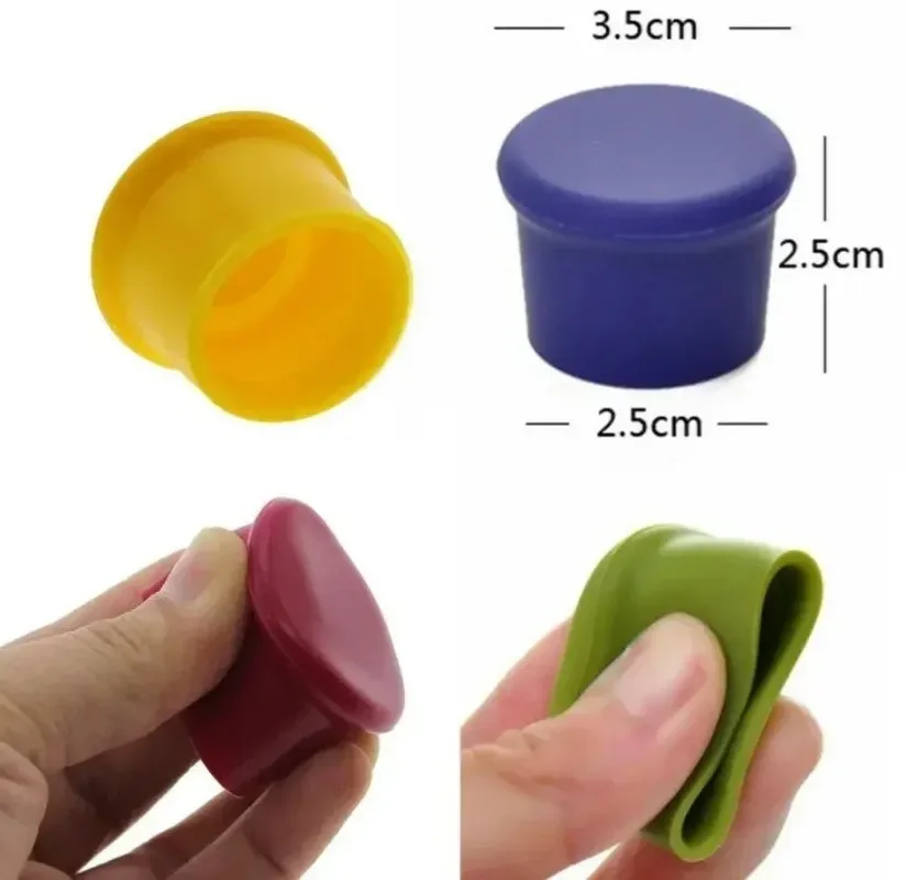 Flexible Silicone Beer Cork Cocktail Glass Bottle Stopper House Wine Bottle Cap Seal Food Grade Bar Accessories wine stopper