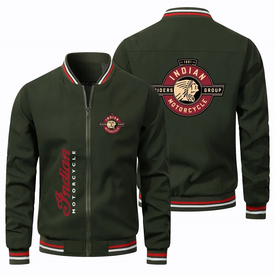 New Retro Motorcycle Jacket Outdoor Windbreaker Motorcycle Off road Racing Jacket Pilot Baseball Sports top