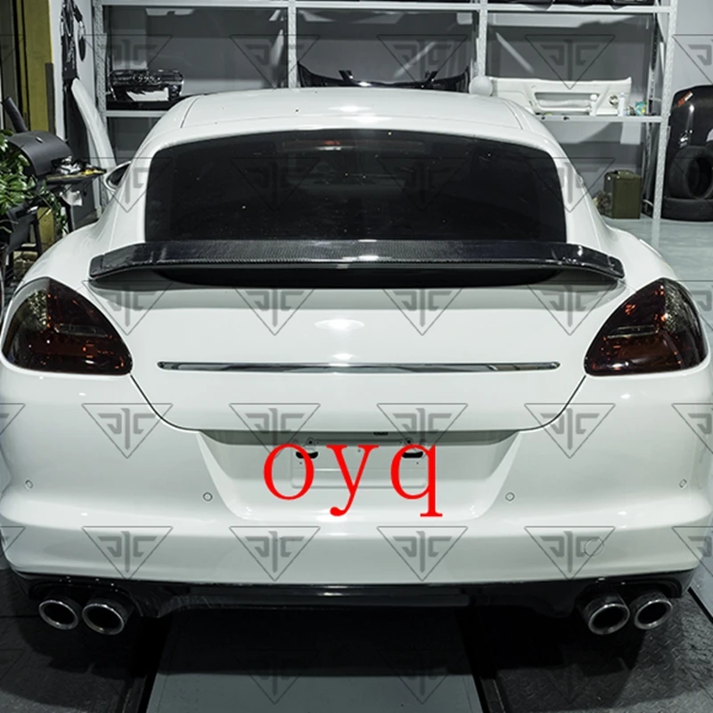 

For Porsche Panamera 970.1 Carbon Fiber Rear Roof Spoiler Wing Trunk Lip Boot Cover Car Styling