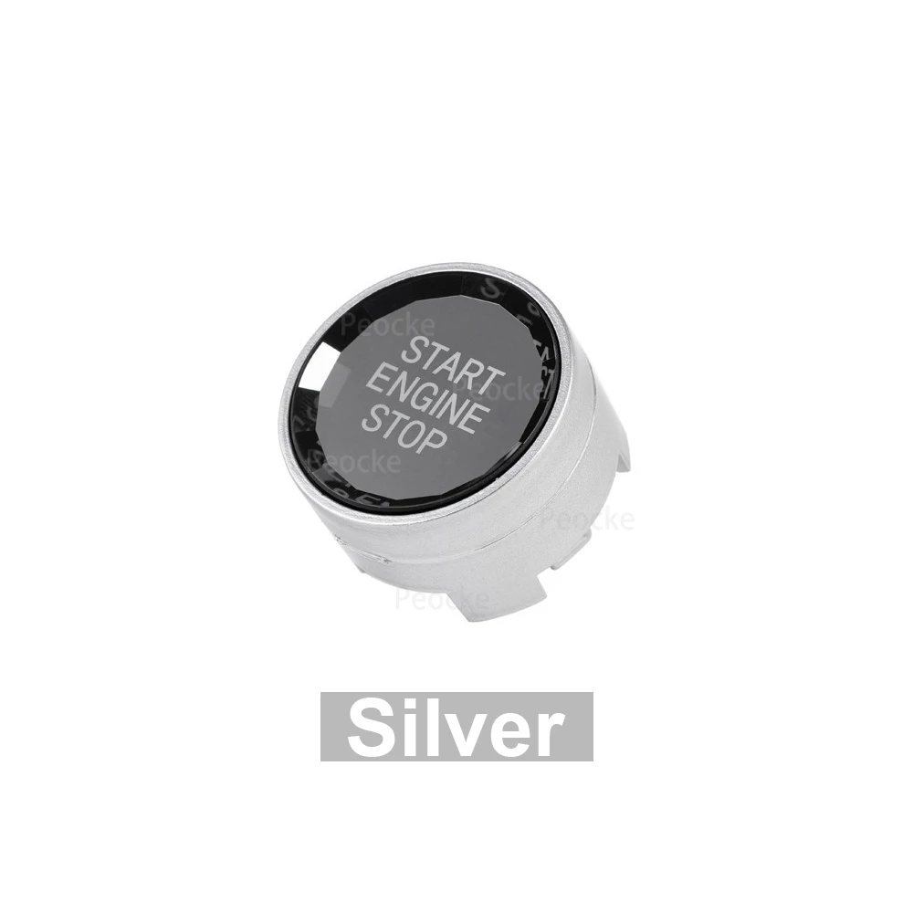 Crystal Style Car Start/Stop Engine Switch Button Cover