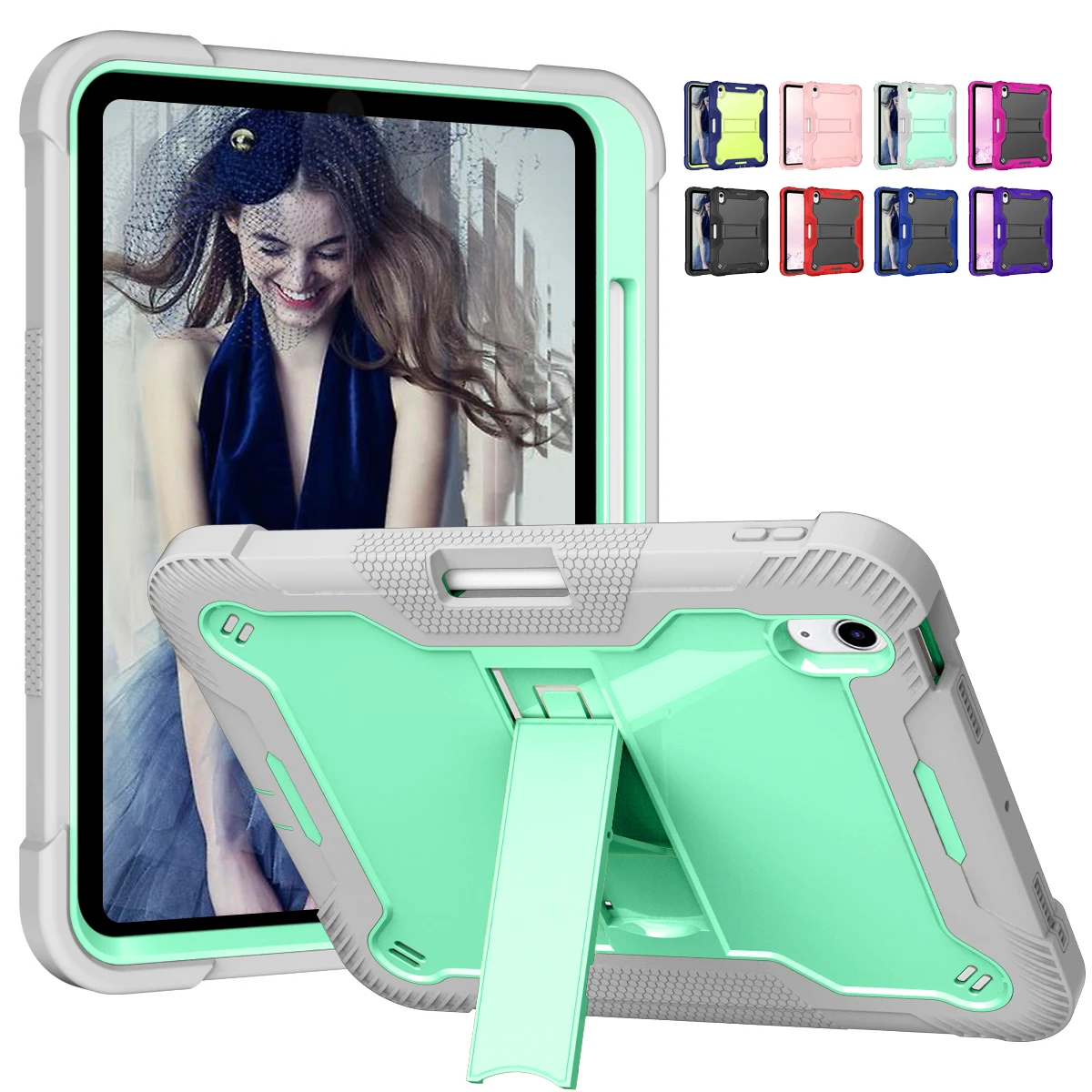 

Чехол-подставка для планшета, яркий противоударный для Apple iPad Pro 2022