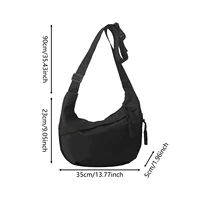 1 pièce/lot, nouveau style, sac à bandoulière élégant et tendance, grande capacité, sac bandoulière pour les trajets quotidiens, cadeau attentionné pour les employés de bureau 2