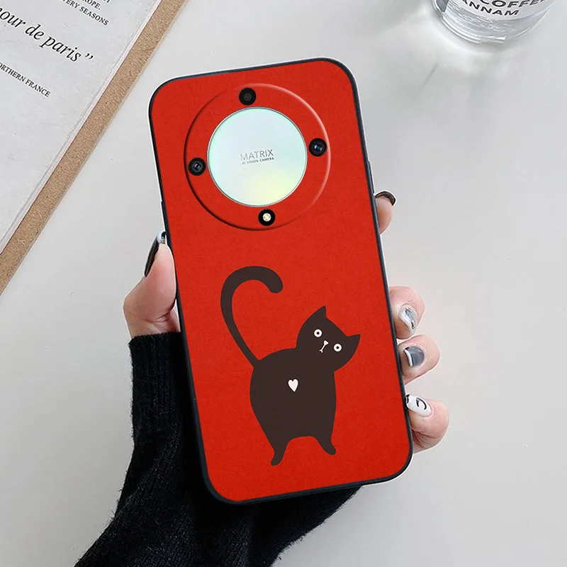 Chic Black TPU Silicone Case - Stylish Soft Cover
