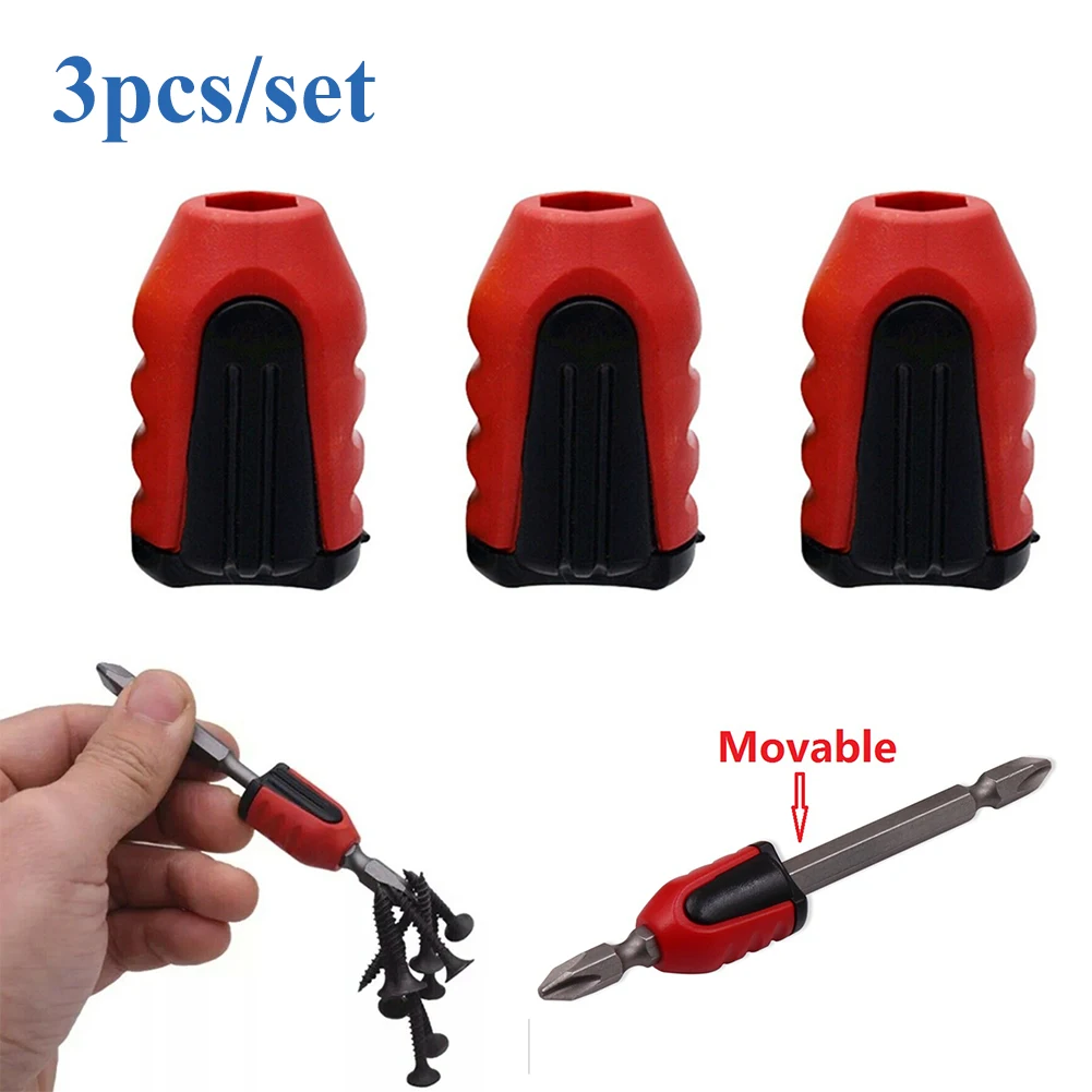 3PCS Strong Magnetizer Drill Bit Magnetic Ring Magnet Screwdriver Bits Holder Parafusadeira Hand Tools Ferramentas Sets Outils