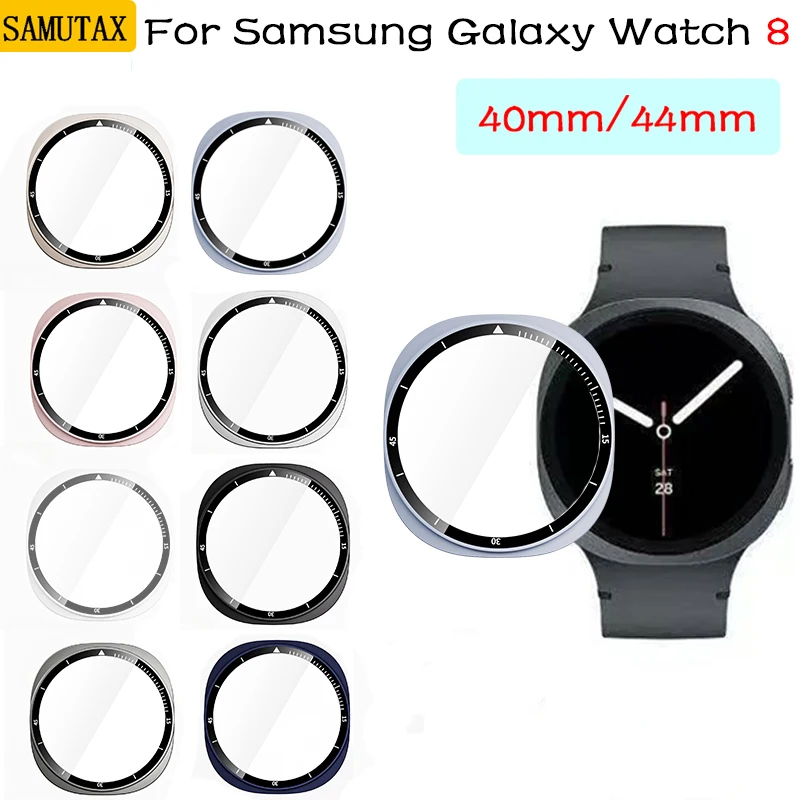 Enhanced Protective Case with Integrated Film for Samsung Galaxy Watch 8