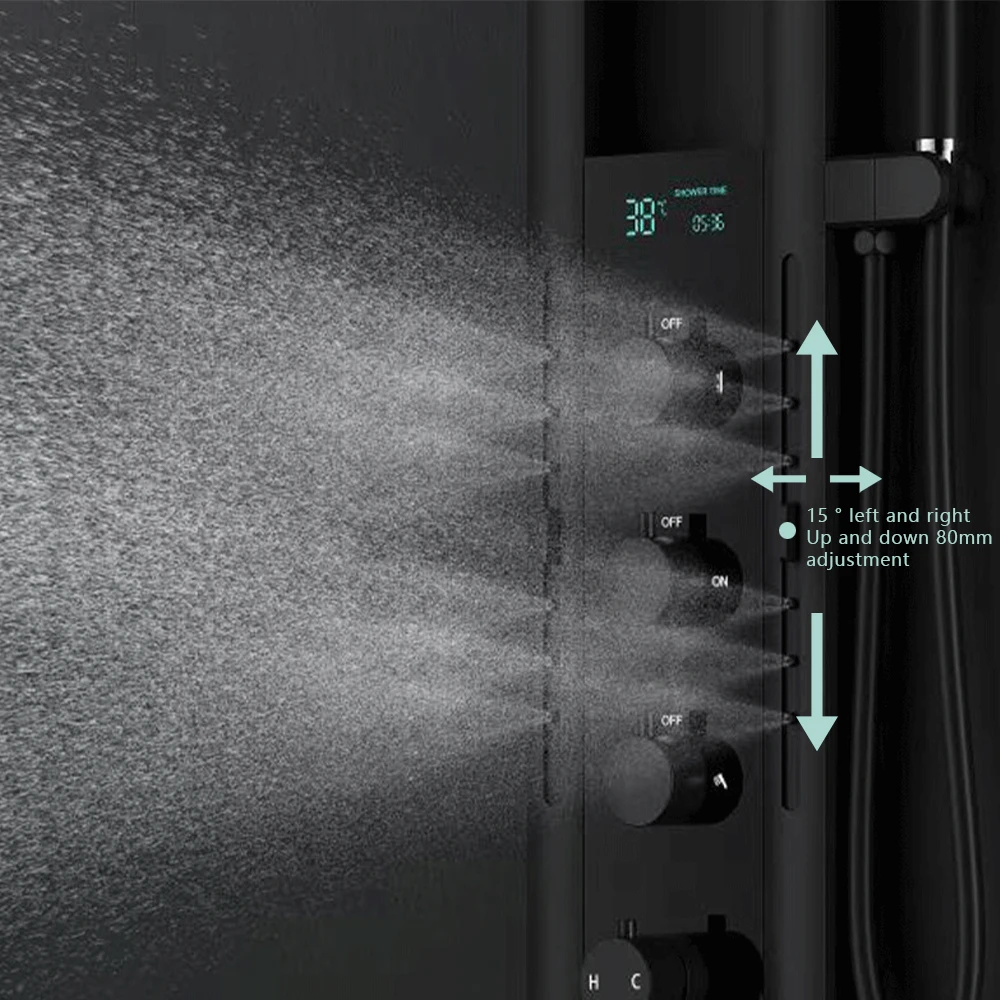 Luxury Digital Shower Panel System 4