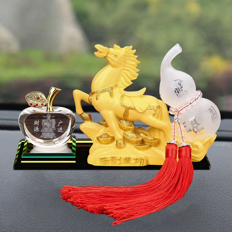 

Конский автомобильный парфюмерный сиденье фэн-шуй украшение интерьера автомобиля Декор центральной консоли