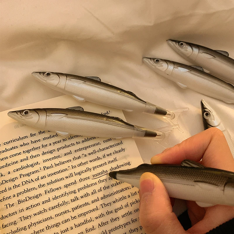 0.5mm Creative Fish Ballpoint Pens Student Creativity Stationery Office Signature Pen School Acsesories Fun Students Gifts 2
