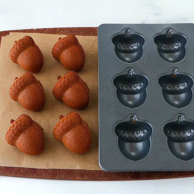 8 Teglie Mini Per Pane E Muffin | Antiaderente | Acciaio Carbonio | Per Forno