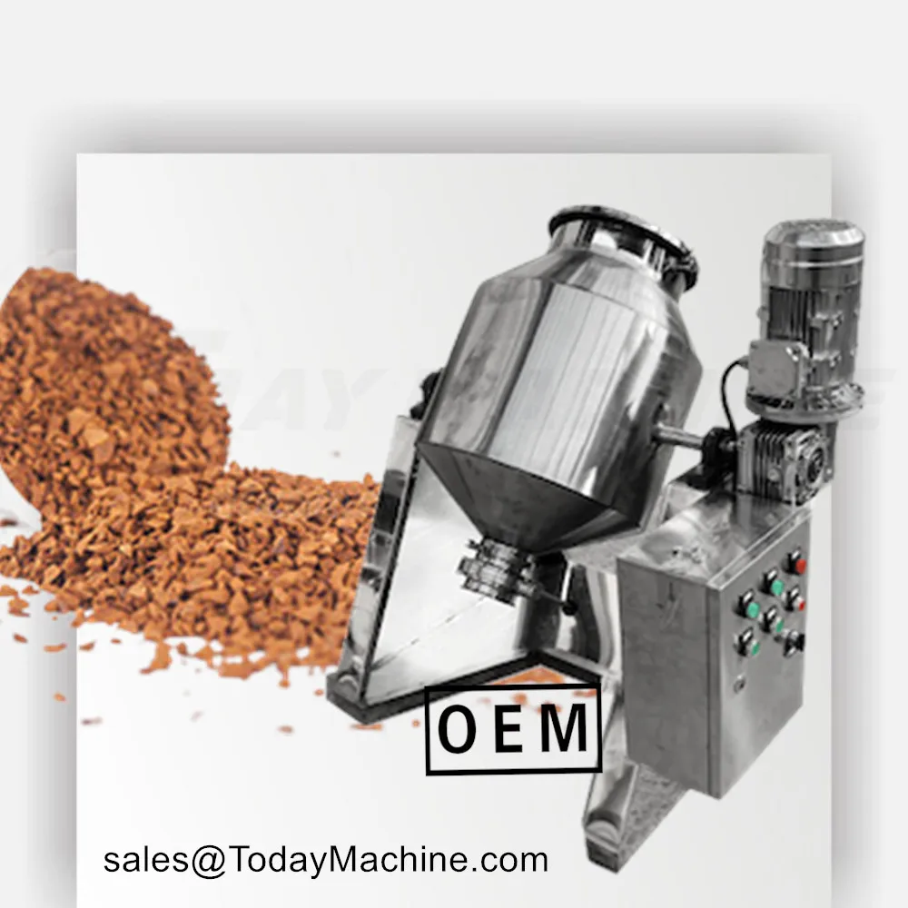 

20kg 100kg Industrial Dry Powder Food Material Mix Chemical Medicine Food Flour Granule Blender Mixer Machine