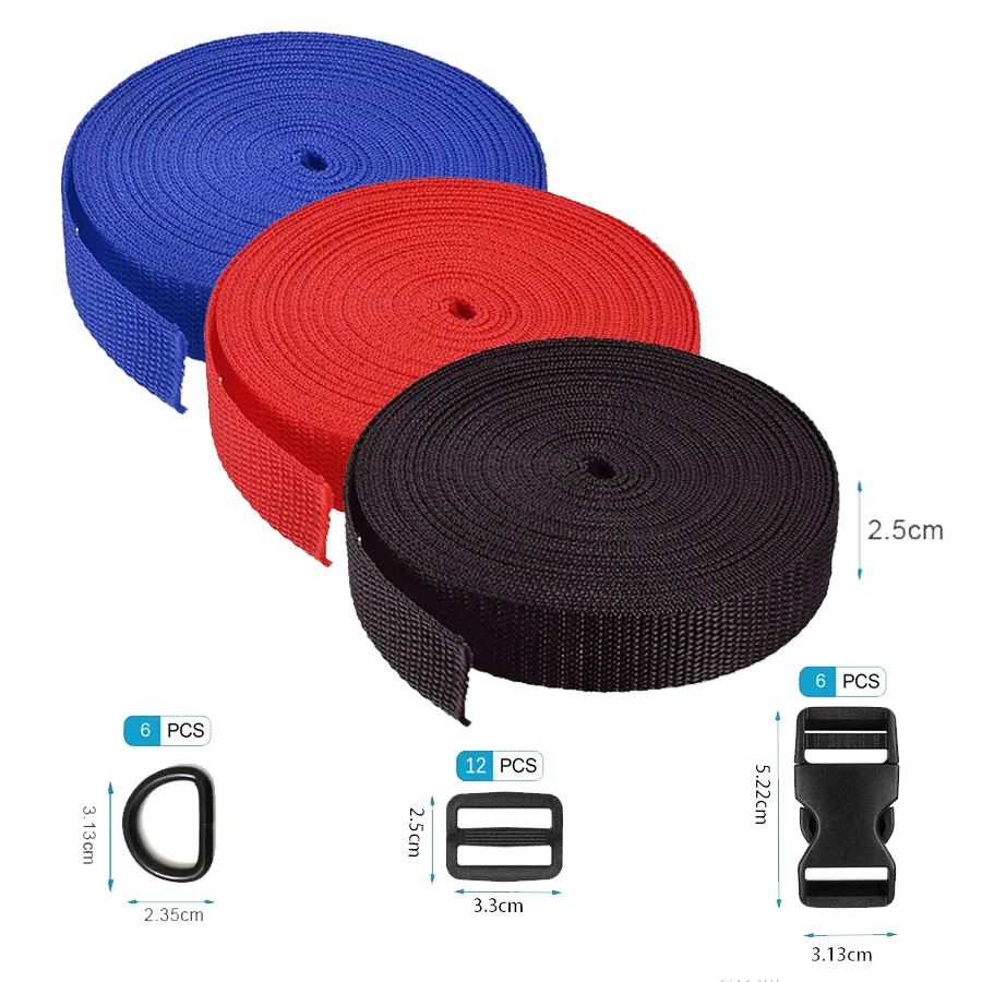 Durable Nylon Webbing Strap for DIY Sewing and Luggage Accessories
