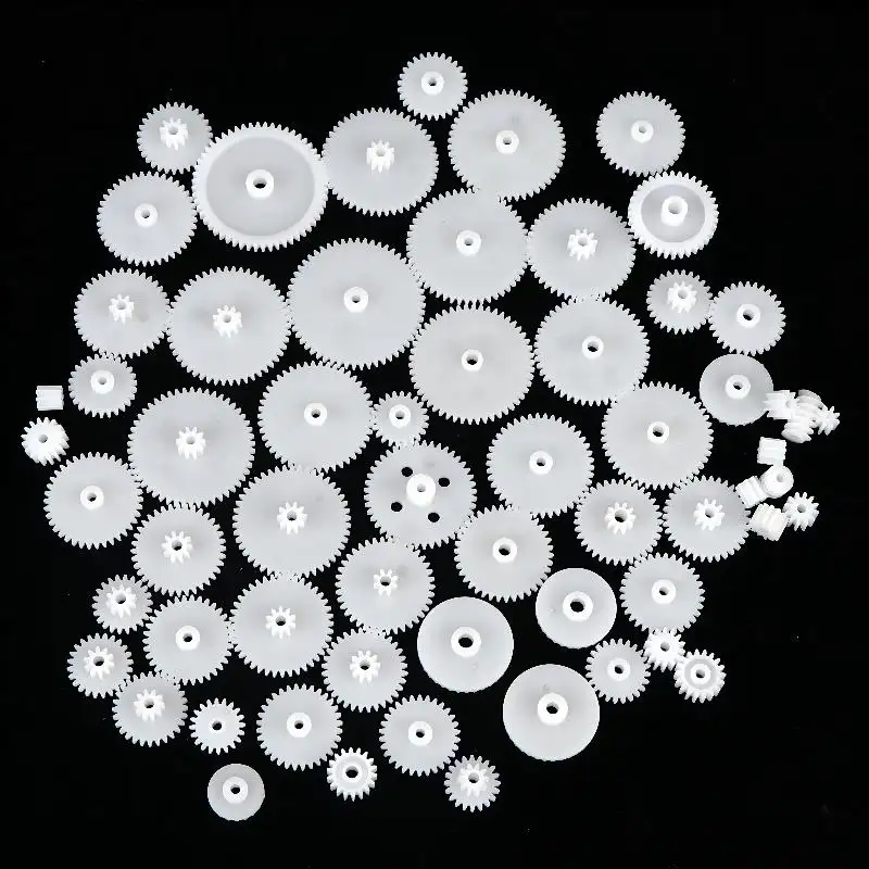 58Pcs/set Plastic Gear Kit WSFS Gears 0.5 Module Reduction Gears Set For DIY Motor Robot Car Science Project Accessories image 1