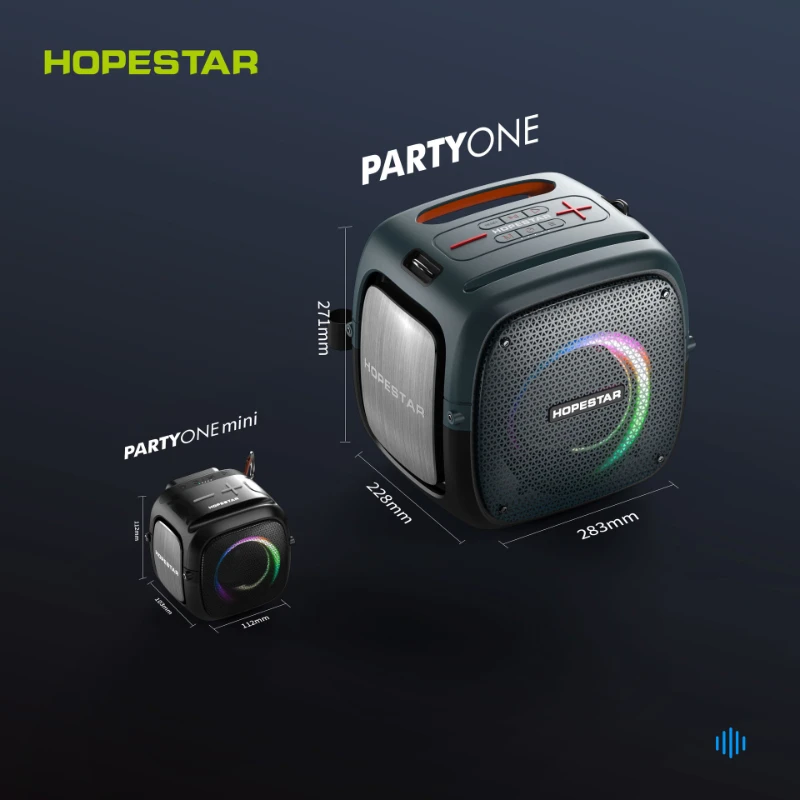 HOPESTAR 80W High Power Outdoor Home Karaoke Party RGB Light