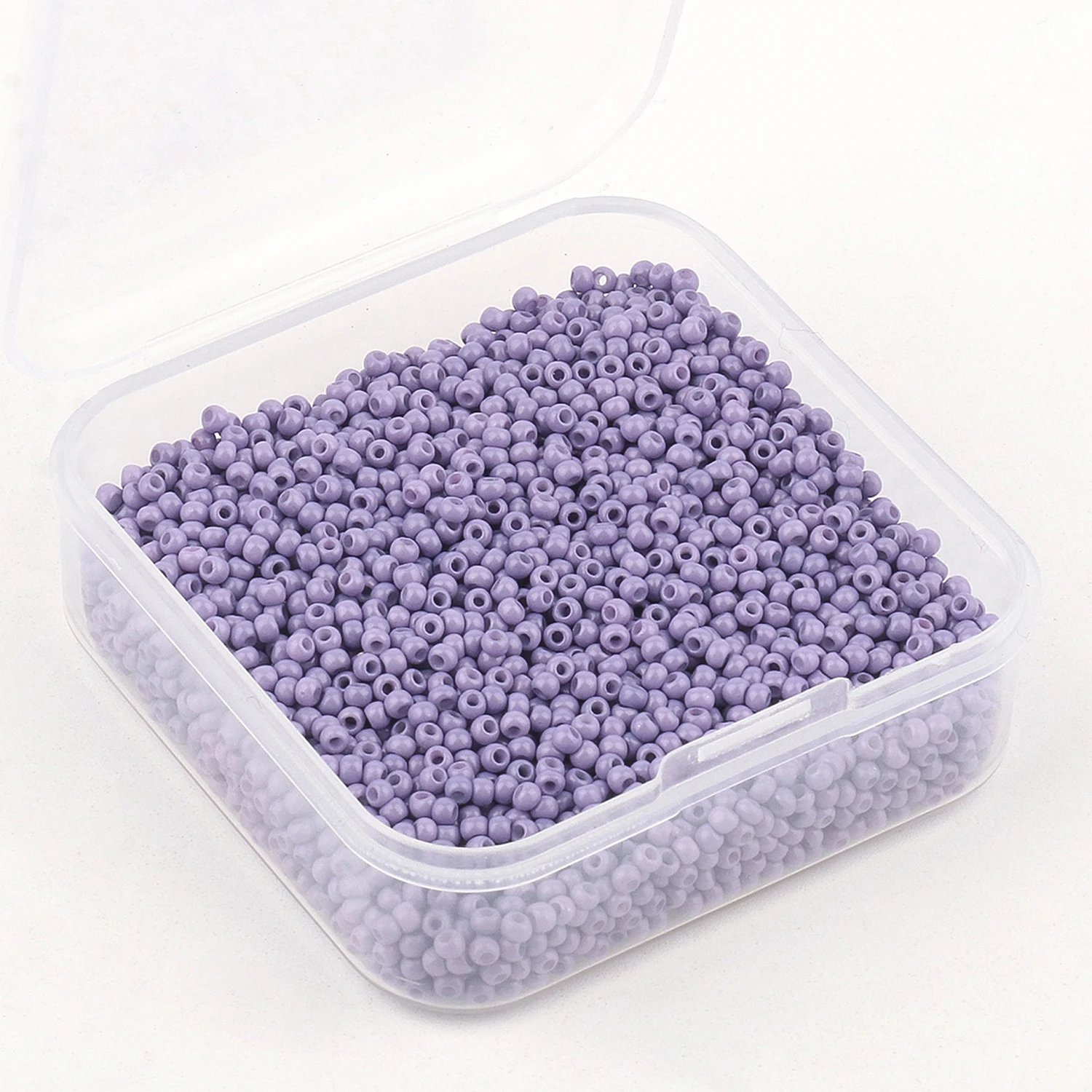 Bala&Fillic Size 4mm Seed Beads About 3000pcs in Box, 6/0 Glass Silver Lined Seed