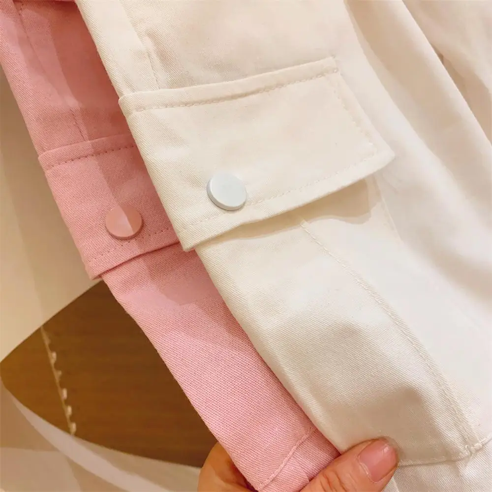 Girls Cargo Pants Active Loose Sweat Trousers