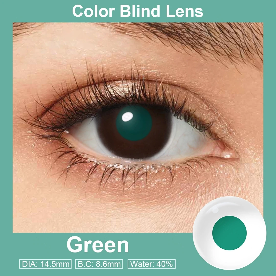 色覚異常用コンタクトレンズ、人工眼、虹彩レンズ - AliExpress 66