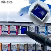 Winsor & Newton Cotman High-Quality Watercolor Paint 24-Color Half-Pan Artist Art Student Special Sketch Paint Set 3
