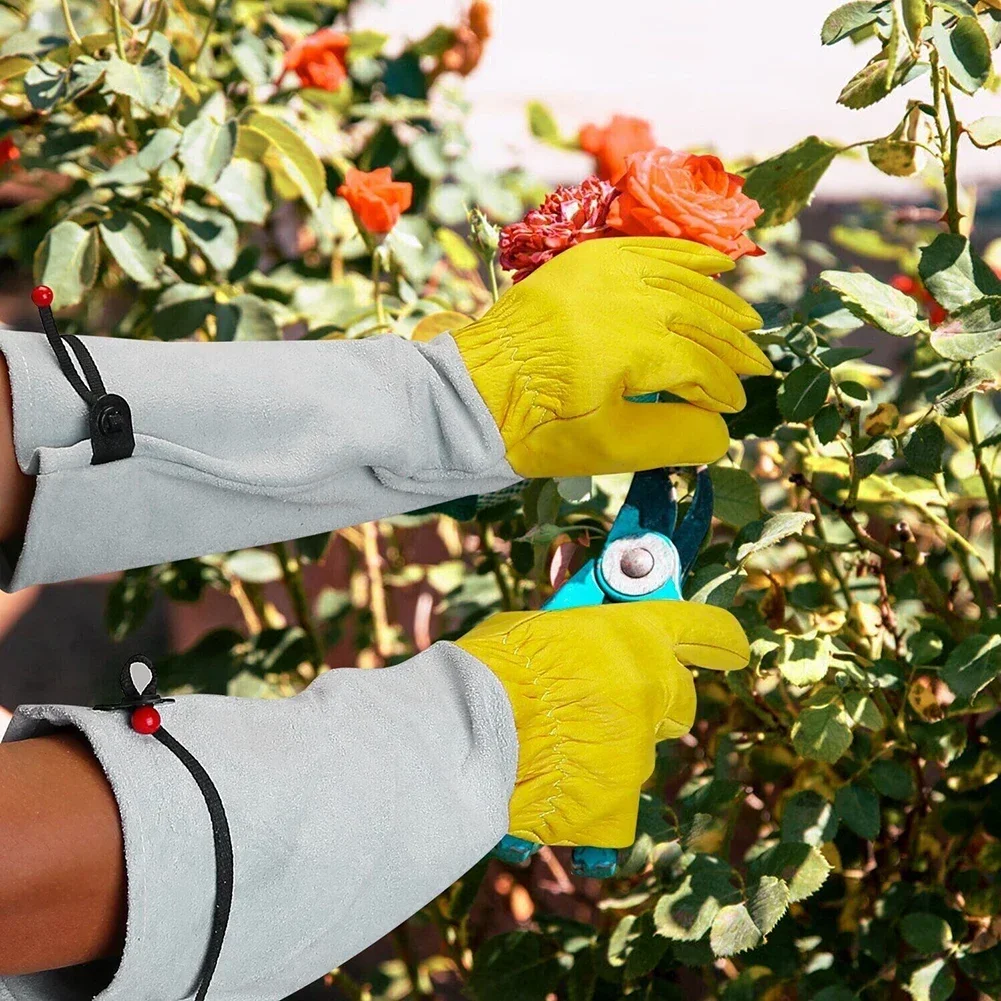 Pruning Gloves 2pcs Rose Pruning Gardening Thorn Proof Garden Tools