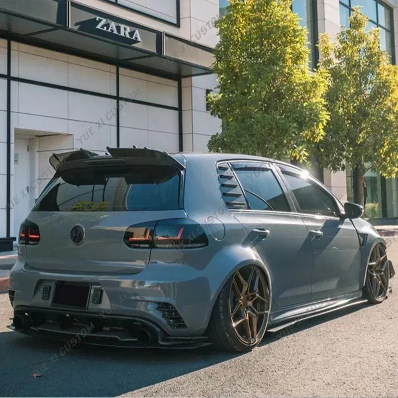 送料無料 フォルクスワーゲン ゴルフVI 6 MK6 R20 osirタイプ リアバンパー カーボンファイバー リアスプリッター エプロン For VW Golf 6 GTI Golf MK6 GTI R20 2010-2013 Hatchback Car Rear Roof  Spoiler Wing Rear Trunk Lip Spoiler Cap Car Accessories - AliExpress