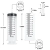 100ml-550ml Syringe Large Capacity With Multifunction 100cm Hose Pump Measuring Washable Injector For Pet Feeding Oil Glue Fluid 5