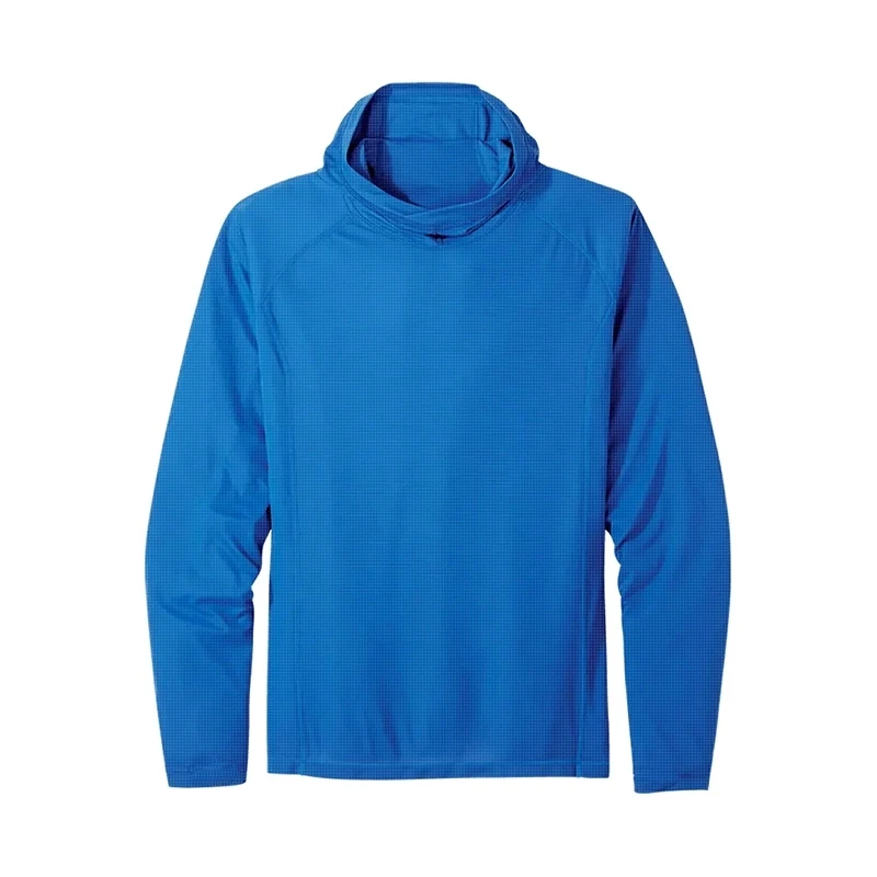 Qui Dry Lightweight Long Sve Men's T-irt Hoodie Elastic Sun Protection Fiing Outdoor Travel Clothing Outdoor Gear