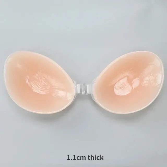 Silicone Bra Invisible Push Up Sexy Strapless Bra Stealth Adhesive Backless Breast Enhancer for Women Sticky Wedding Bikini Bras 4