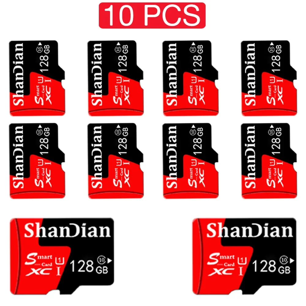 Dispositivos de Armazenamento Telefone e pc Classe 10 8gb 64gb 32gb 64gb 64gb 128gb Cartão de Memória Micro tf Alta Velocidade 10 Pcs por Lote