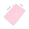 2pc Microfiber Body Wash Mitts Flannel Soft Face Mitten Bath Spa Cloth, Reusable Makeup Remover Mitt Gloves, European Style 3