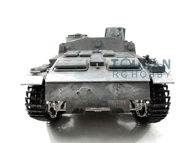 Metal Model Mato 1/16 Scale Stug III KIT RTR RC Tank Infrare Barrel Recoil Metal Color 1226 Toys TH00665 4