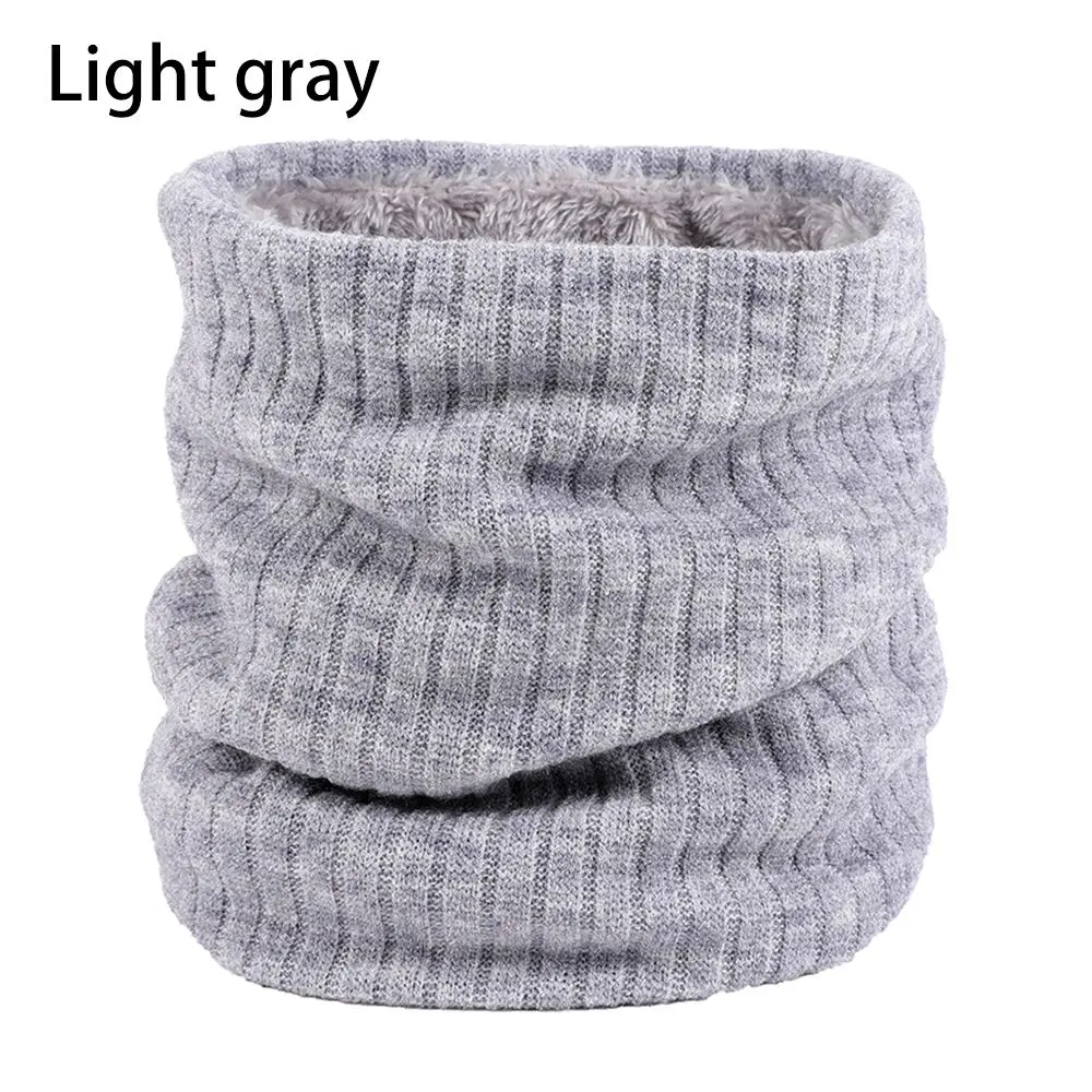 Bufanda Circular De Cuello Gruesa - Para Hombre Y Mujer - Algodón Polar Suave, Ideal Para Invierno Y Deporte