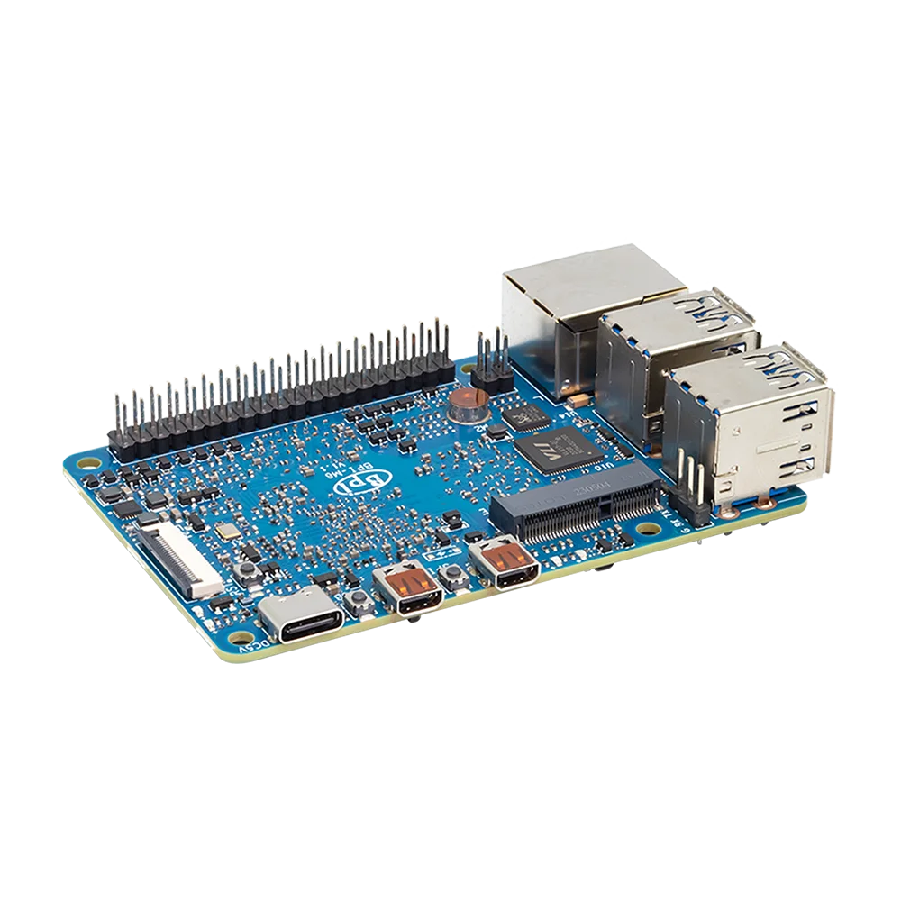Banana Pi BPI-M6 Synaptics VideoSmart VS680 1 GbE ethernet 4GB LPDDR4 16GB eMMC NPU Up to 6 .75Tops Imagination GE9920 GPU