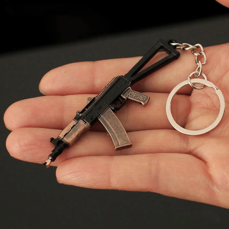 25cmナイフスキン アリーナブレイクアウト ミニ武器 キーホルダー アクセサリ アリーナブレイクアウトaks74uモデルキーホルダー,diyのもの,cf