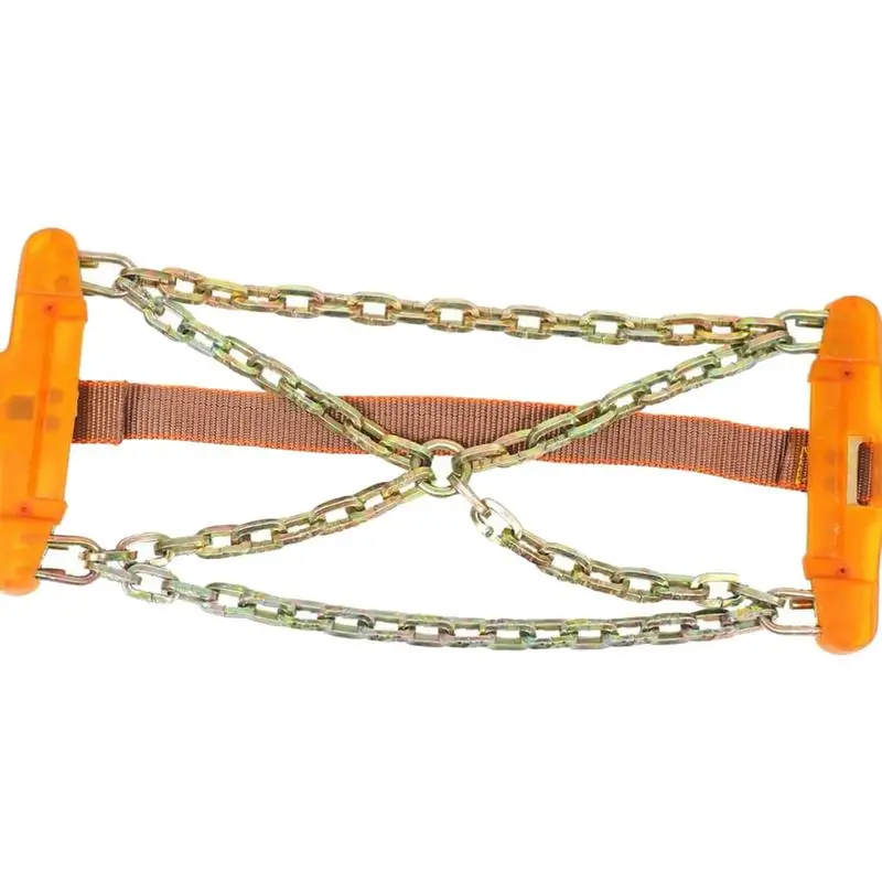 Car Tire Anti-Skid Chains Steel Lawn Mower Wheel Chains Automobile Rain Tire Truck Traction Chain For Snow Ice Road