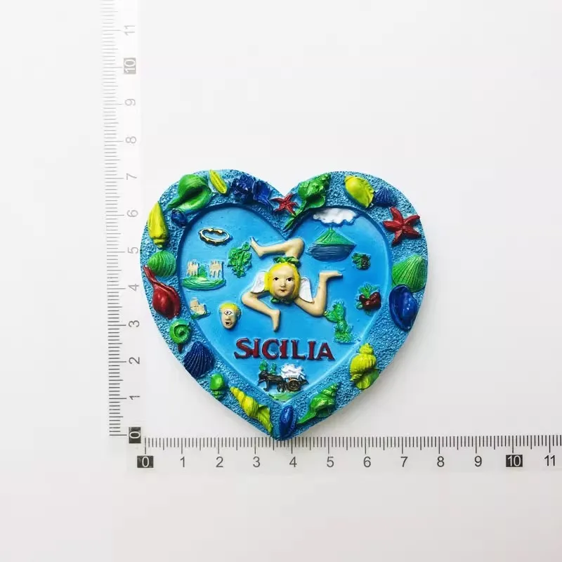 Regalo souvenir con magnete per frigorifero 3D Sofia Bulgaria