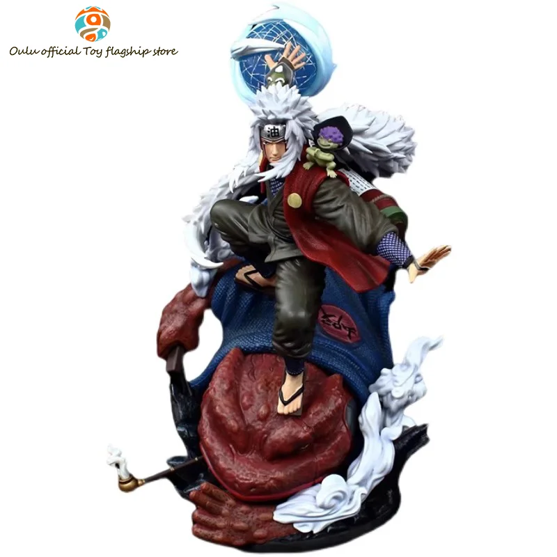

39cm Naruto Anime Figurine Jiraiya Action Figure Extra Large Statue Collect Pendant Room Decor Cool Boy Halloween Christmas Gift