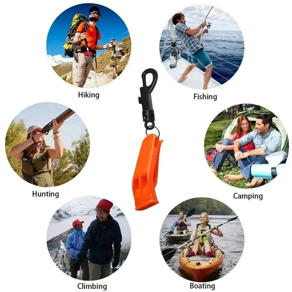 5/2/1pcs Outdoor Tools Survival Whistle Camping Hiking Rescue Emergency Whistle Diving Football Basketball Match
